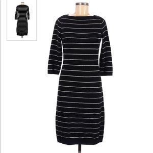 Vintage Ralph Lauren Black Stripe Dress